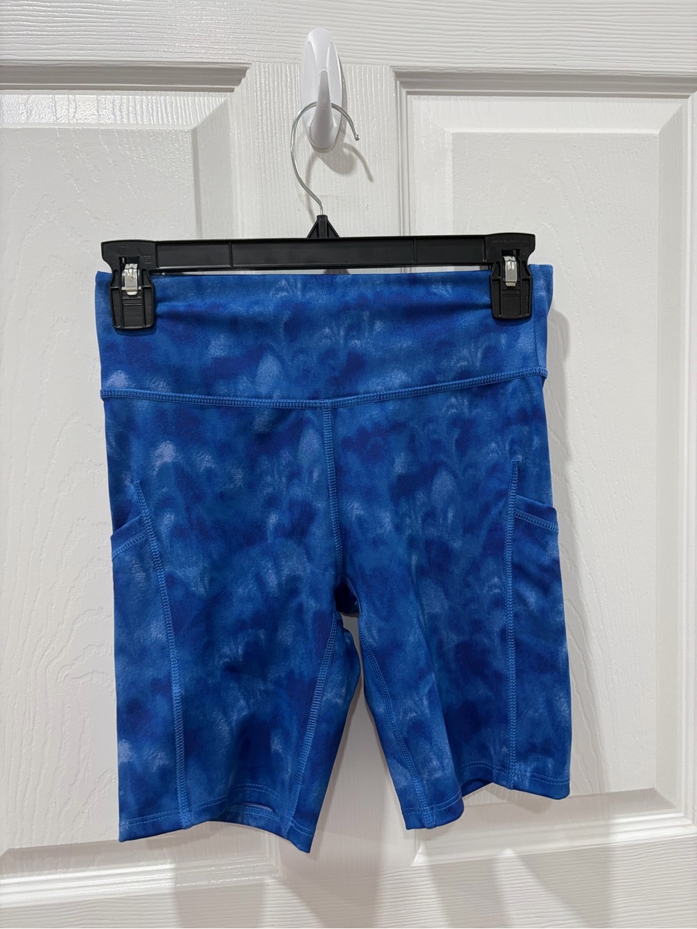 all in motion Blue Tie-Dye Athletic Bike Shorts